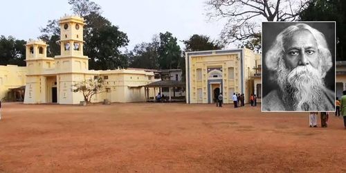 ಶಾಂತಿ ನಿಕೇತನದ ಜ್ಞಾನ ಧೂತ ರವೀಂದ್ರನಾಥ.